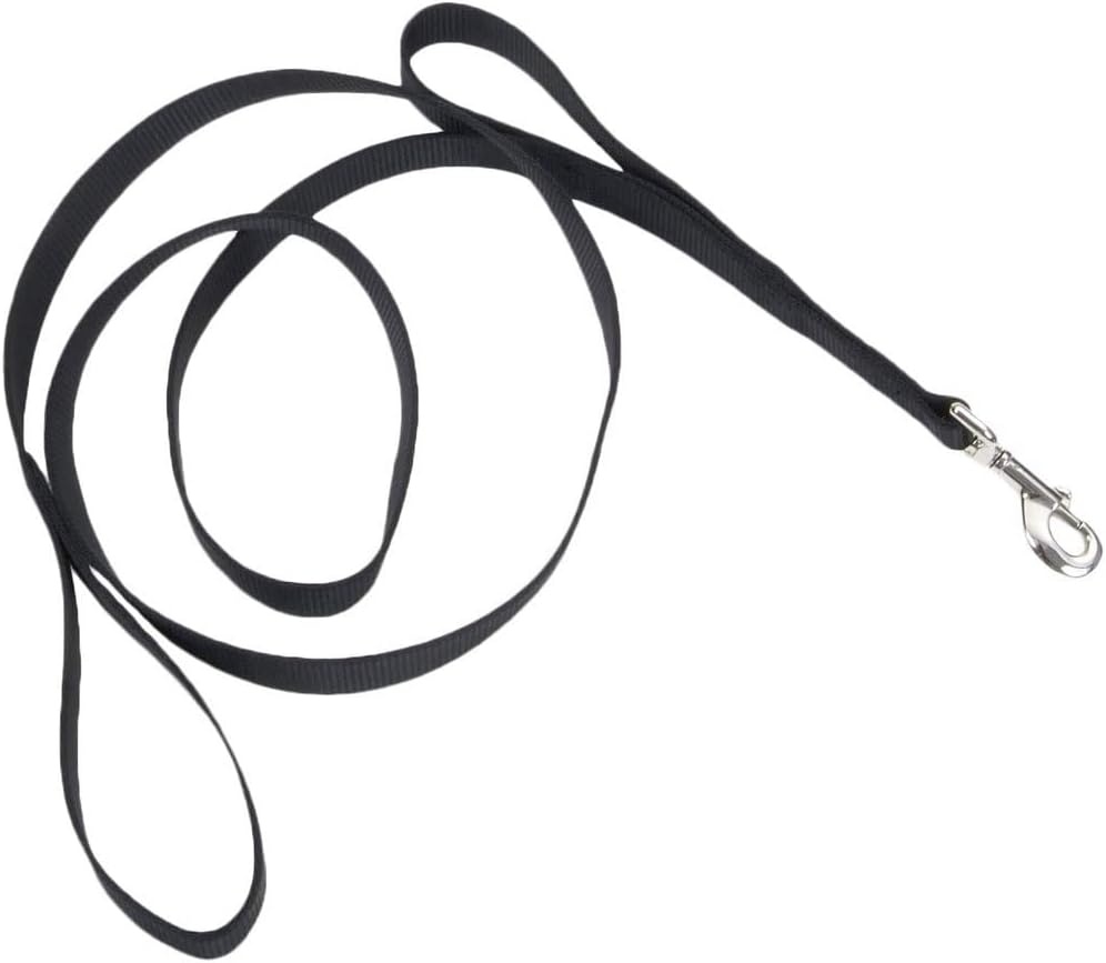 image:imageCoastal Loops 2 Double Handle Dog Leash Black 1 x 06Black