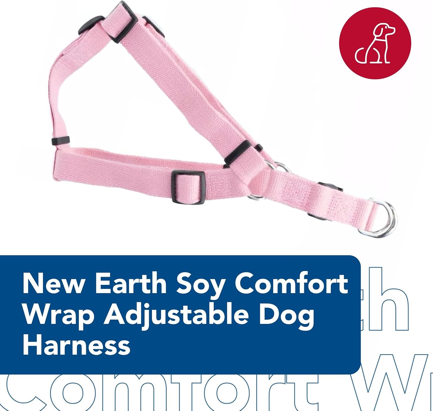 image:imageCoastal New Earth Soy Adjustable Dog Harness Rose 38 x 1218Dog
