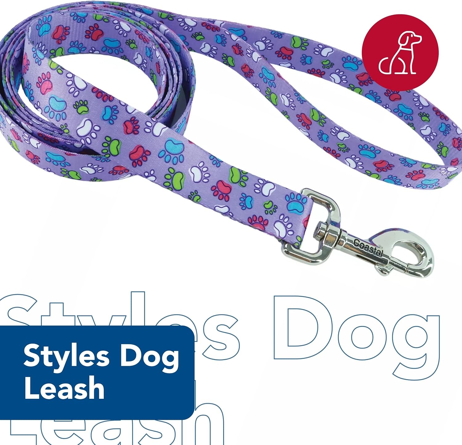 image:imageCoastal Styles Dog Leash Vibrant and Trendy Dog Leash Green and Pink Hunter Tropical Flower Print 38 x 6Special Paws