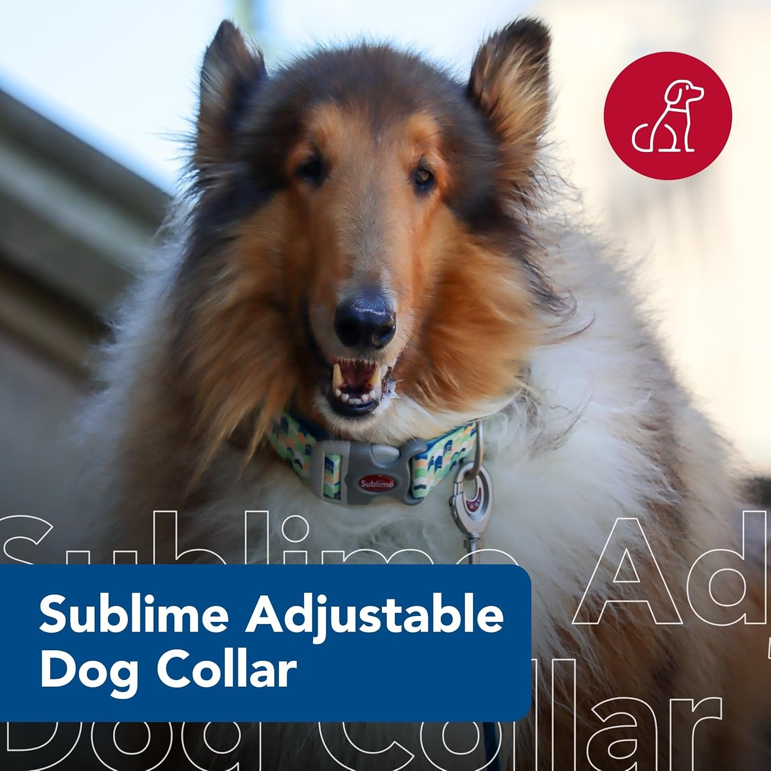 image:imageCoastal Sublime Adjustable Dog Collar Aztec Yellow Chevron 1 12 x 1826Yellow Chevron Aztec