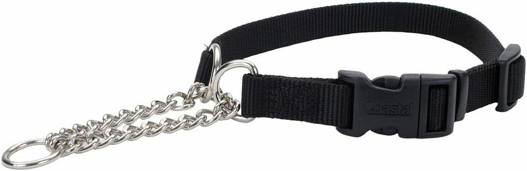 image:imageCoastal Pet CheckChoke Adjustable Check Training Collar with Buckle for Dogs Blue 1 x 2229Black