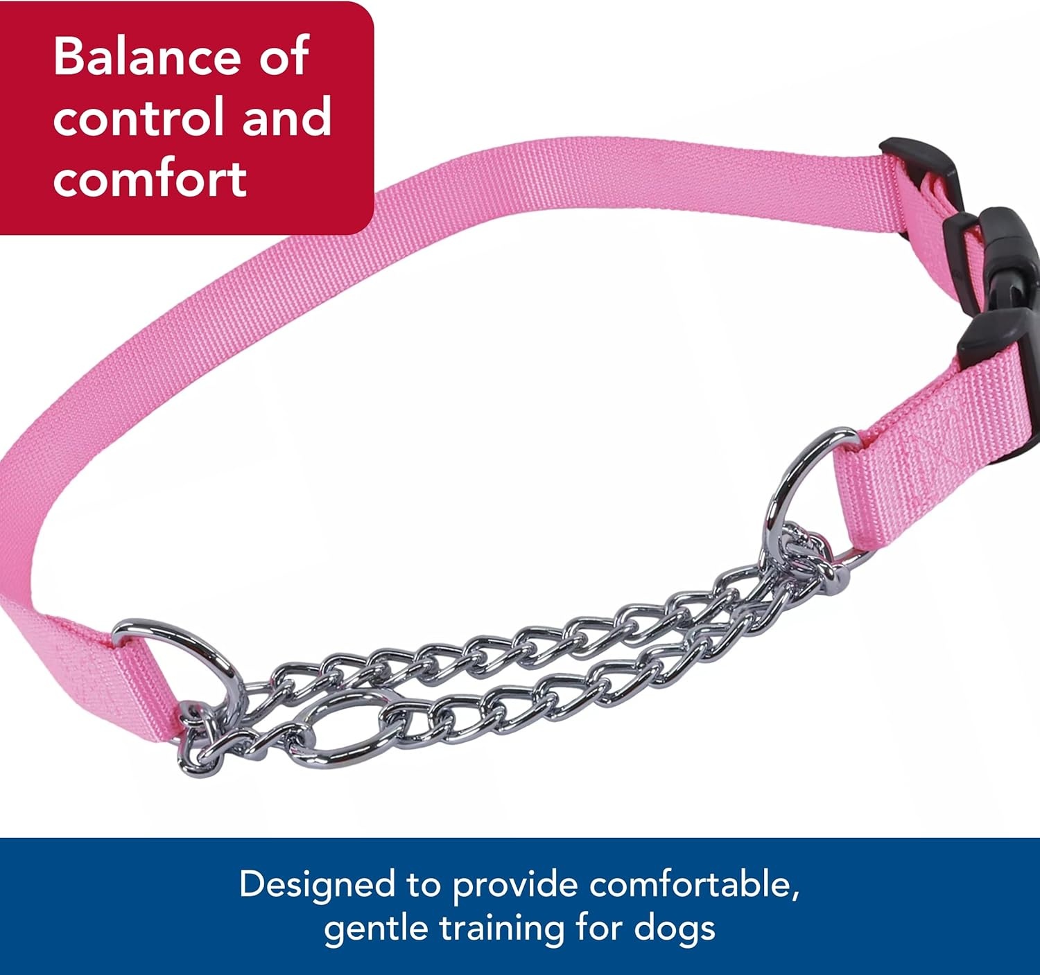 image:imageCoastal Pet CheckChoke Adjustable Check Training Collar with Buckle for Dogs Blue 1 x 2229Pink Bright