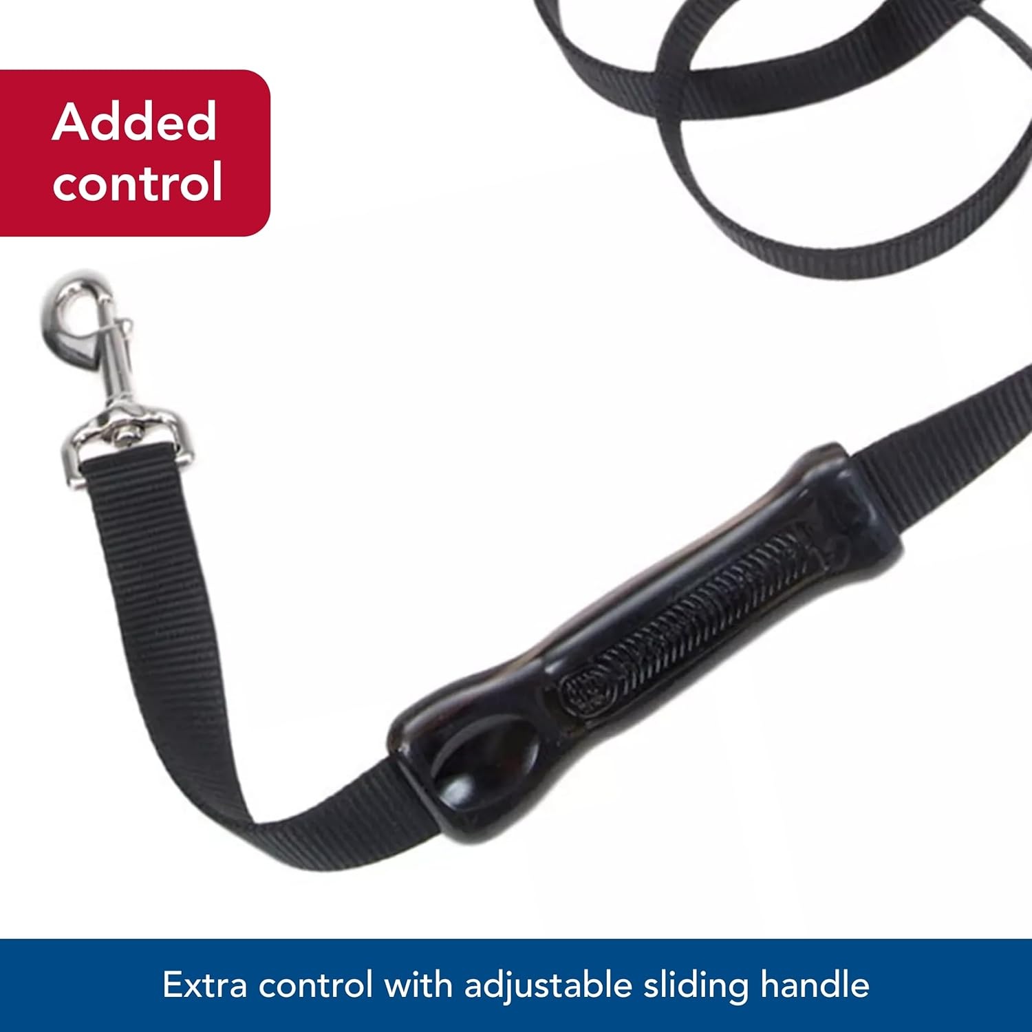 image:imageCoastal Pet InstaGrip Control Handle Dog Leash Adjustable Traffic Dog Leash for Training Stylish Nylon Pet Supplies Blue 1 x 6Red