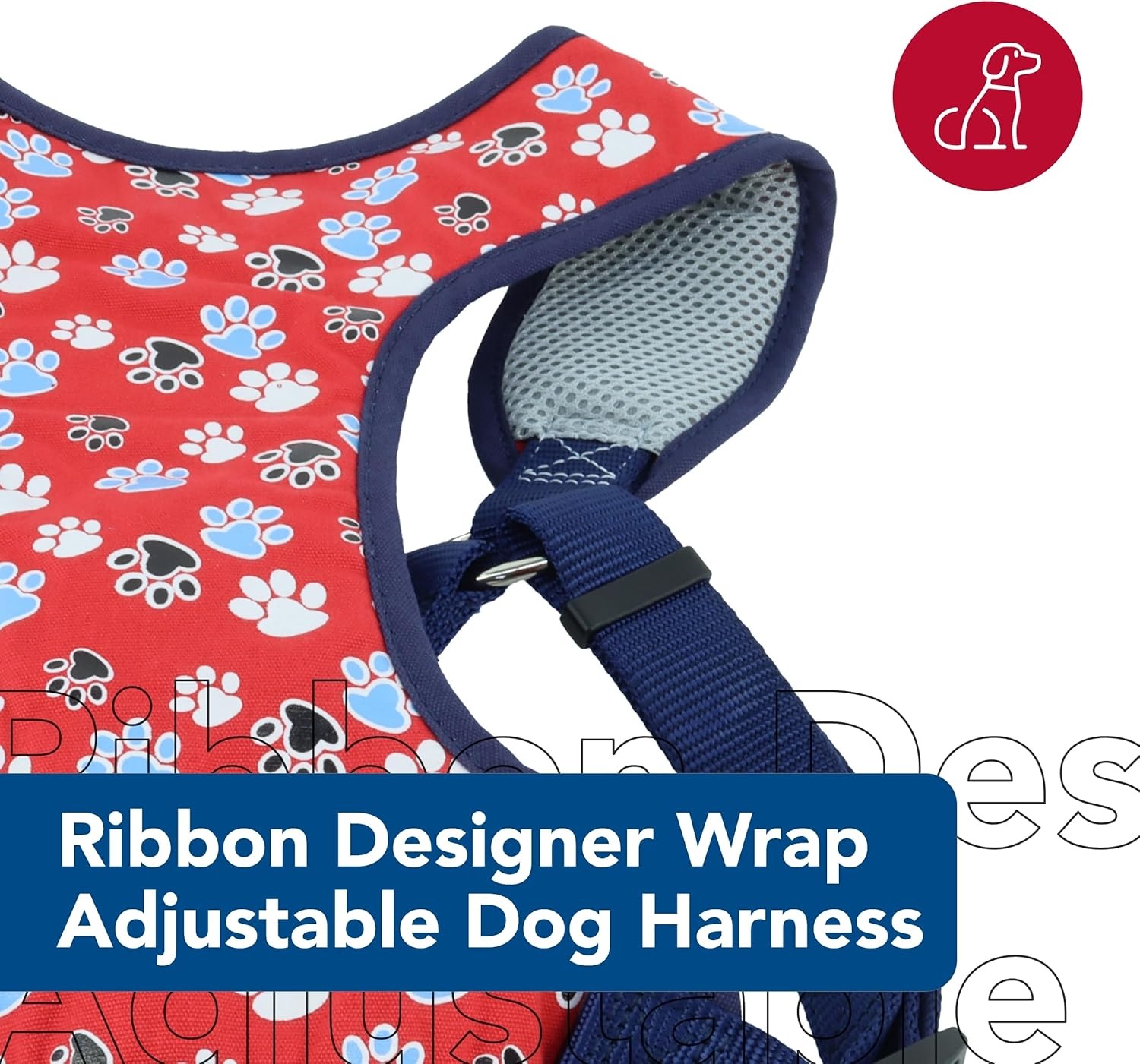 image:imageCoastal Pet Ribbon Designer Wrap Adjustable Dog Harness Large amp Small Dog Harness Breathable Mesh Harness for Dogs Pet Supplies for Dogs Yellow Buttercup 34 x 2228