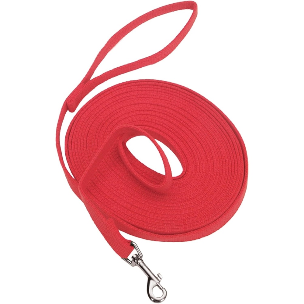 image:imageCoastal Cotton Web Training Dog Leash Red 20 ft