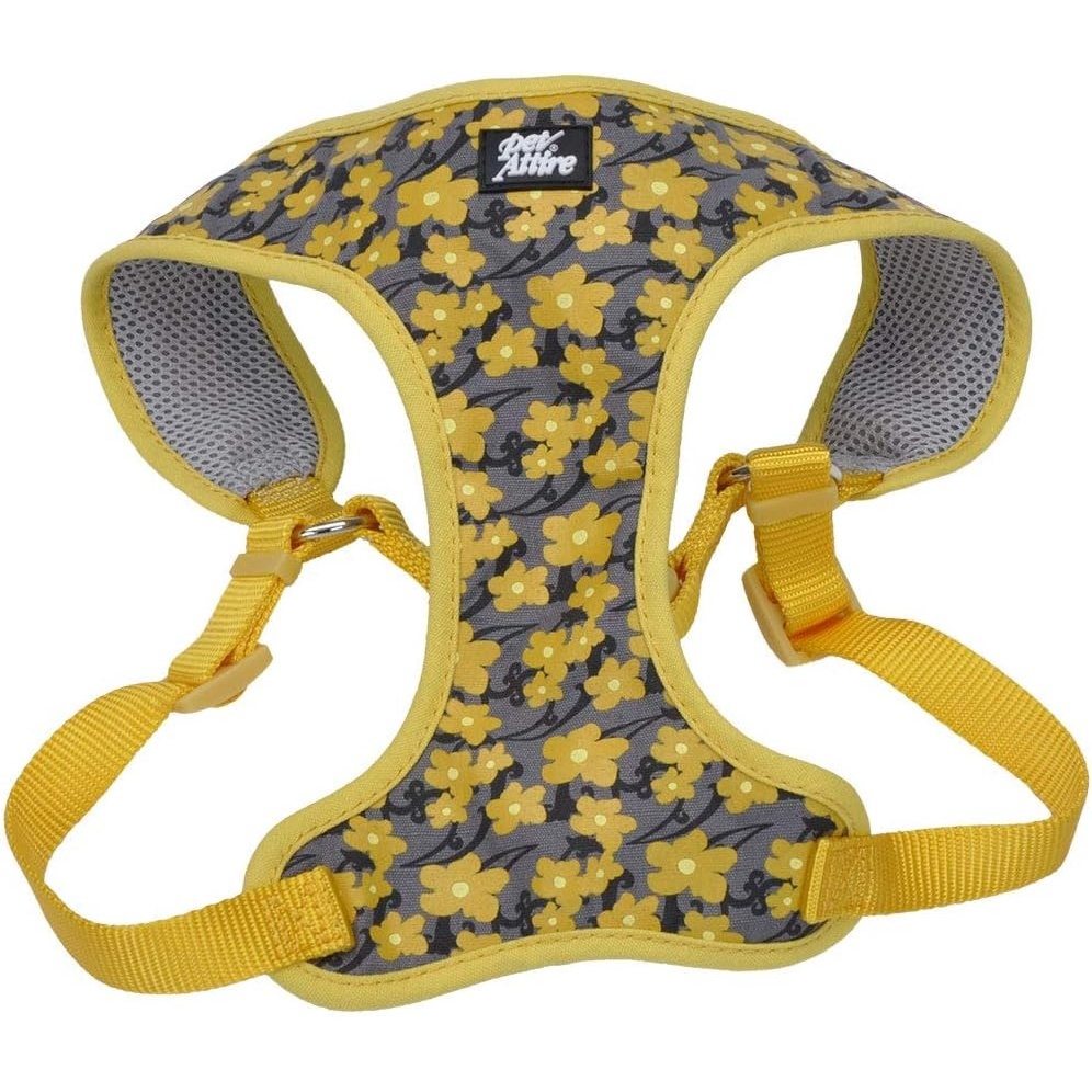 image:imageCoastal Pet Ribbon Designer Wrap Adjustable Dog Harness Large amp Small Dog Harness Breathable Mesh Harness for Dogs Pet Supplies for Dogs Yellow Buttercup 34 x 2228