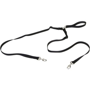 image:imageCoastal  2 Dog Walker TangleFree Adjustable Leash Black 1 x 04Black