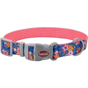 image:imageCoastal  Sublime  Adjustable Dog Collar Aztec Yellow Chevron 1 12 x 1826Floral