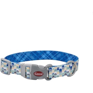 image:imageCoastal  Sublime  Adjustable Dog Collar Aztec Yellow Chevron 1 12 x 1826Green Yellow and Navy Chevrons