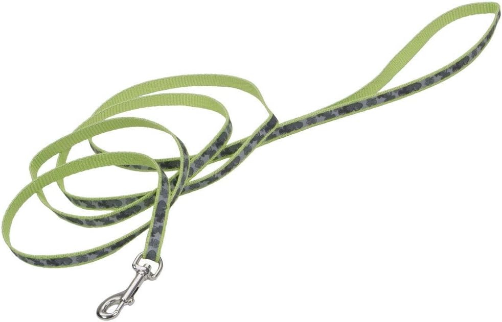 image:imageCoastal Lazer Brite Reflective Dog Leash Red Paws and Bones 1 x 06Shamrocks
