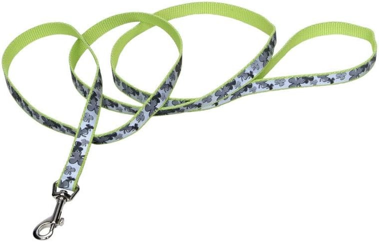 image:imageCoastal Lazer Brite Reflective Dog Leash Red Paws and Bones 1 x 06Shamrocks