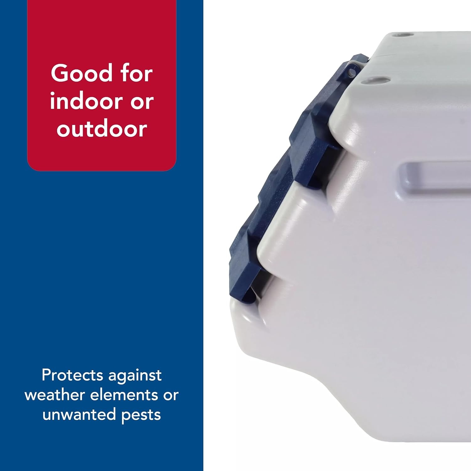 image:imageCoastal Pet Bergan StacknStor Food Storage Stackable Dog amp Cat Food keeping Container Outdoor Vault to Protect from Pests amp Weather Durable Storage Bin 24 Gallons