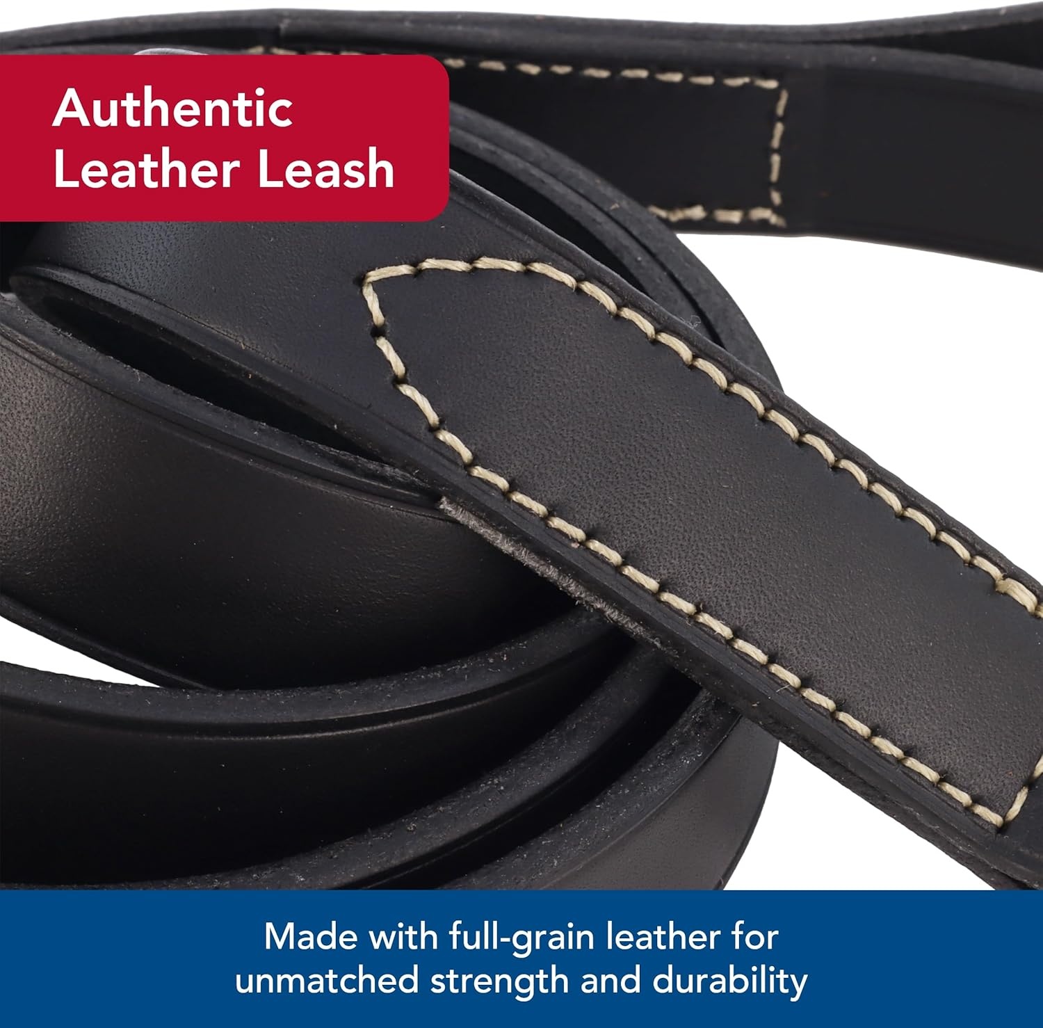 image:imageCoastal Pet Circle T Oak Tanned Leather Dog Leash Durable Dog Accessory Perfect for Leash Training Comfortable Tool for Puppies amp Dogs Made from FullGrain Leather Red 38 x 6Red