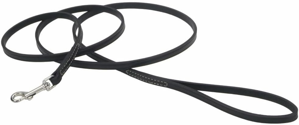 image:imageCoastal Pet Circle T Oak Tanned Leather Dog Leash Durable Dog Accessory Perfect for Leash Training Comfortable Tool for Puppies amp Dogs Made from FullGrain Leather Red 38 x 6Black