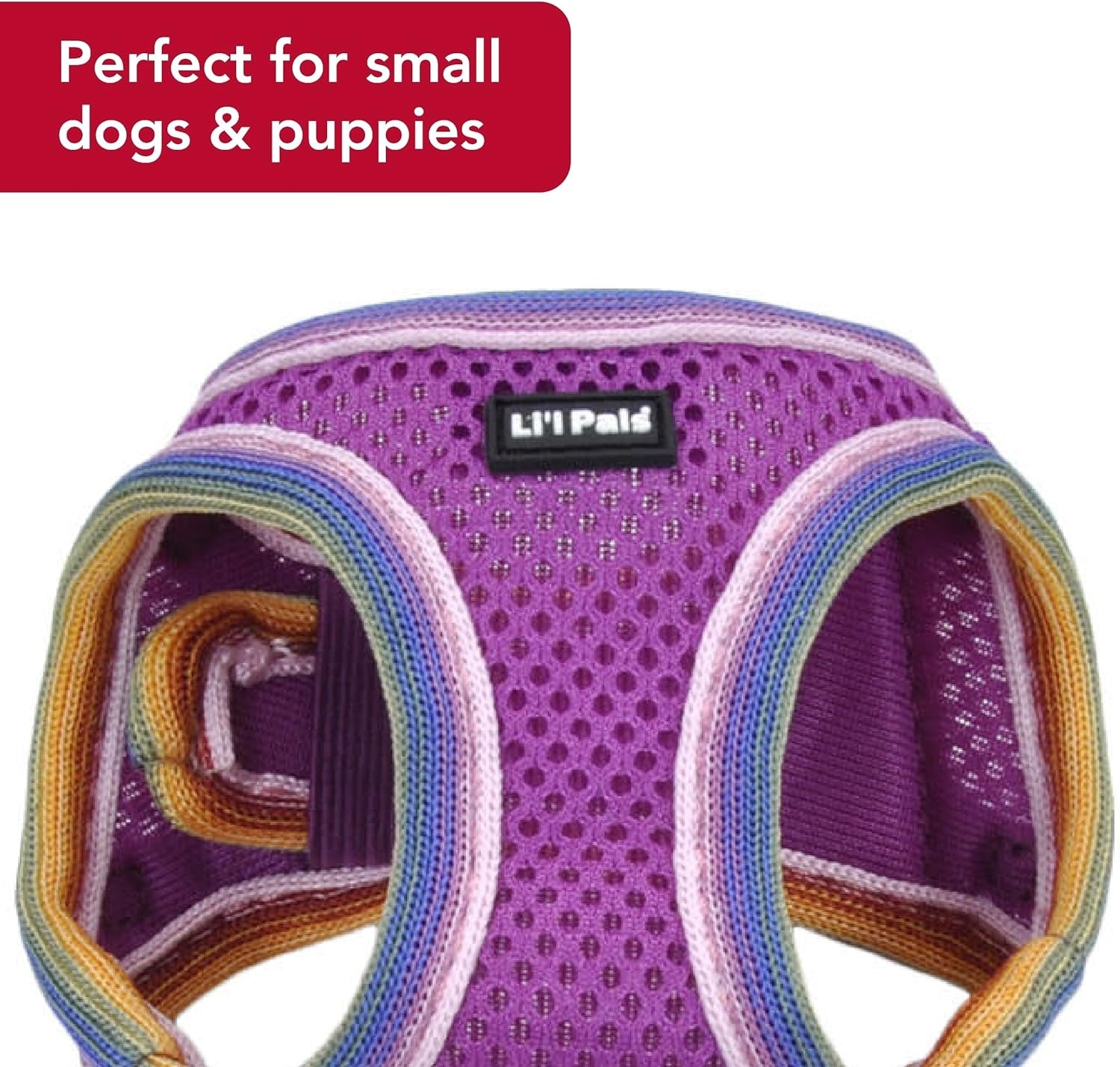 image:imageCoastal Pet Lil Pals Comfort Mesh Dog Harness NoPull Stepin Dog Harness for Small Dogs amp Puppies Dog Cooling Vest Lime 38 x 1012Orchid