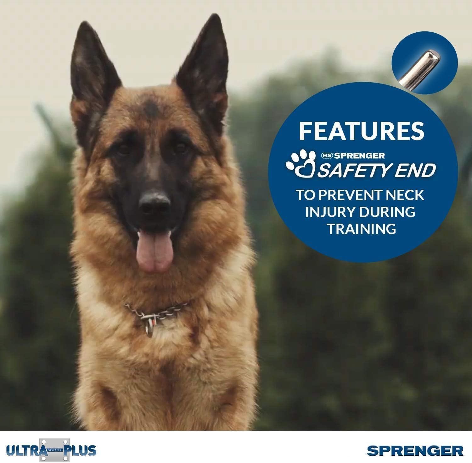 image:imageHerm Sprenger Chrome Plated Steel Training Prong Collar with Quick Release Snap for Dogs Small 225mm 16Inch Neck Size up to 1213 inchesSilver