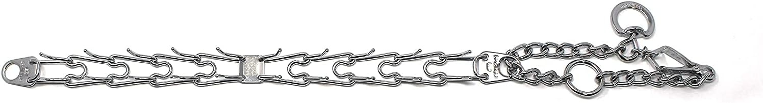 image:imageHerm Sprenger Chrome Plated Steel Training Prong Collar with Quick Release Snap for Dogs Small 225mm 16Inch Neck Size up to 1213 inchesSilver