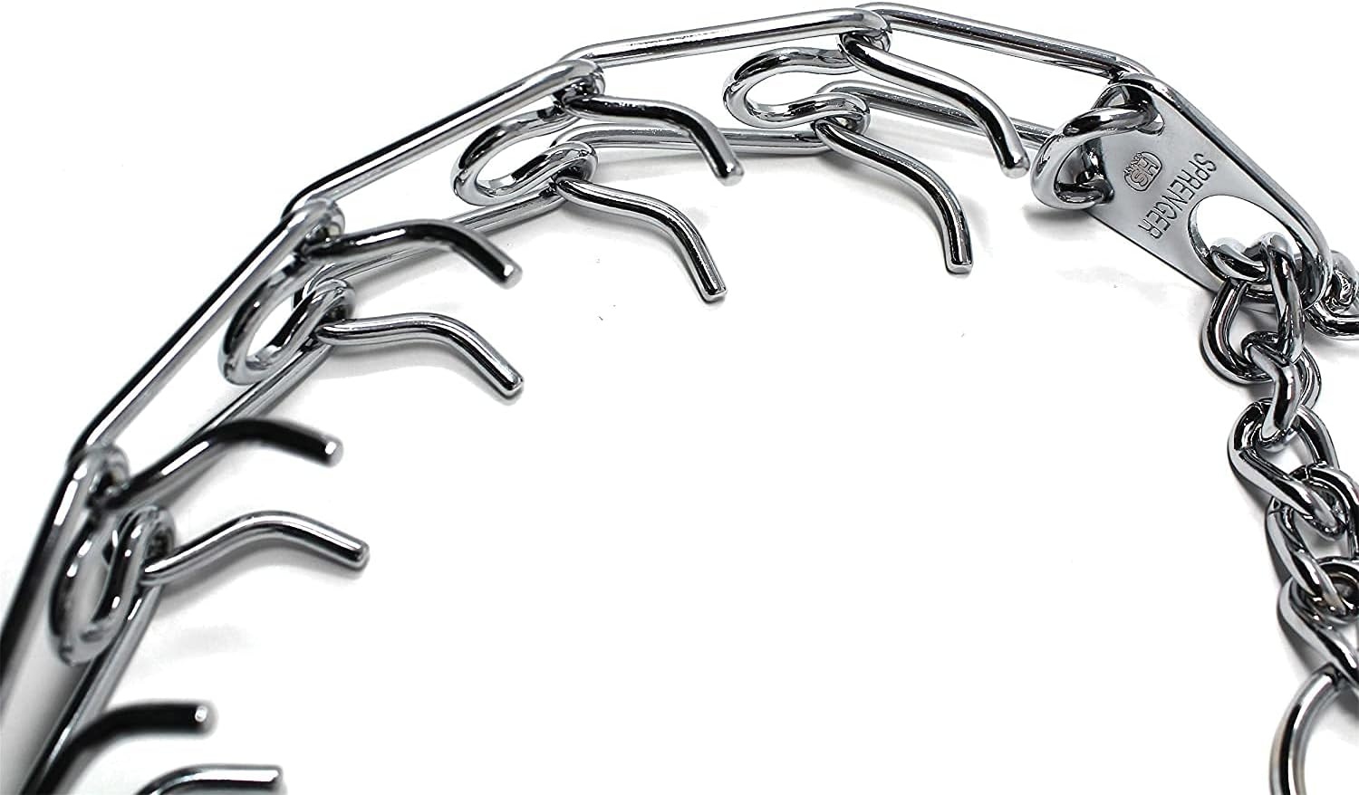 image:imageHerm Sprenger Chrome Plated Steel Training Prong Collar with Quick Release Snap for Dogs Small 225mm 16Inch Neck Size up to 1213 inchesSilver
