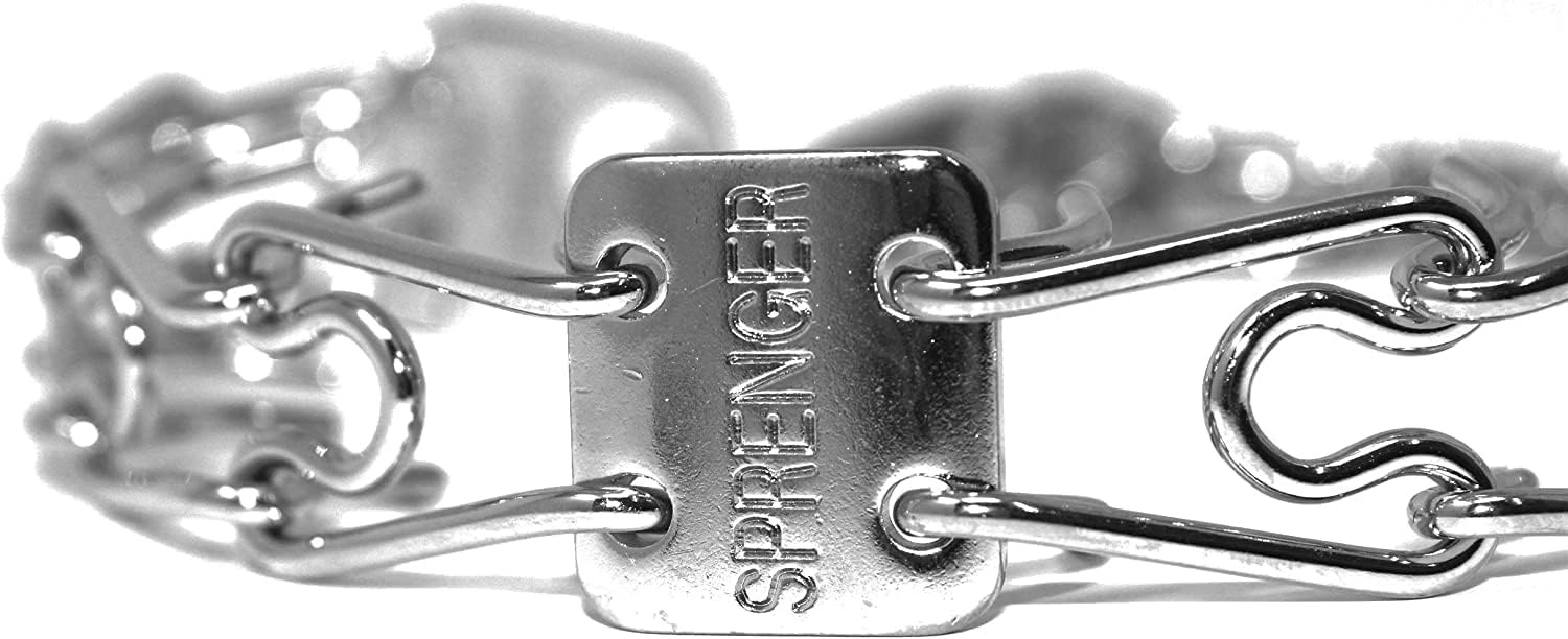 image:imageHerm Sprenger Chrome Plated Steel Training Prong Collar with Quick Release Snap for Dogs Small 225mm 16Inch Neck Size up to 1213 inchesSilver