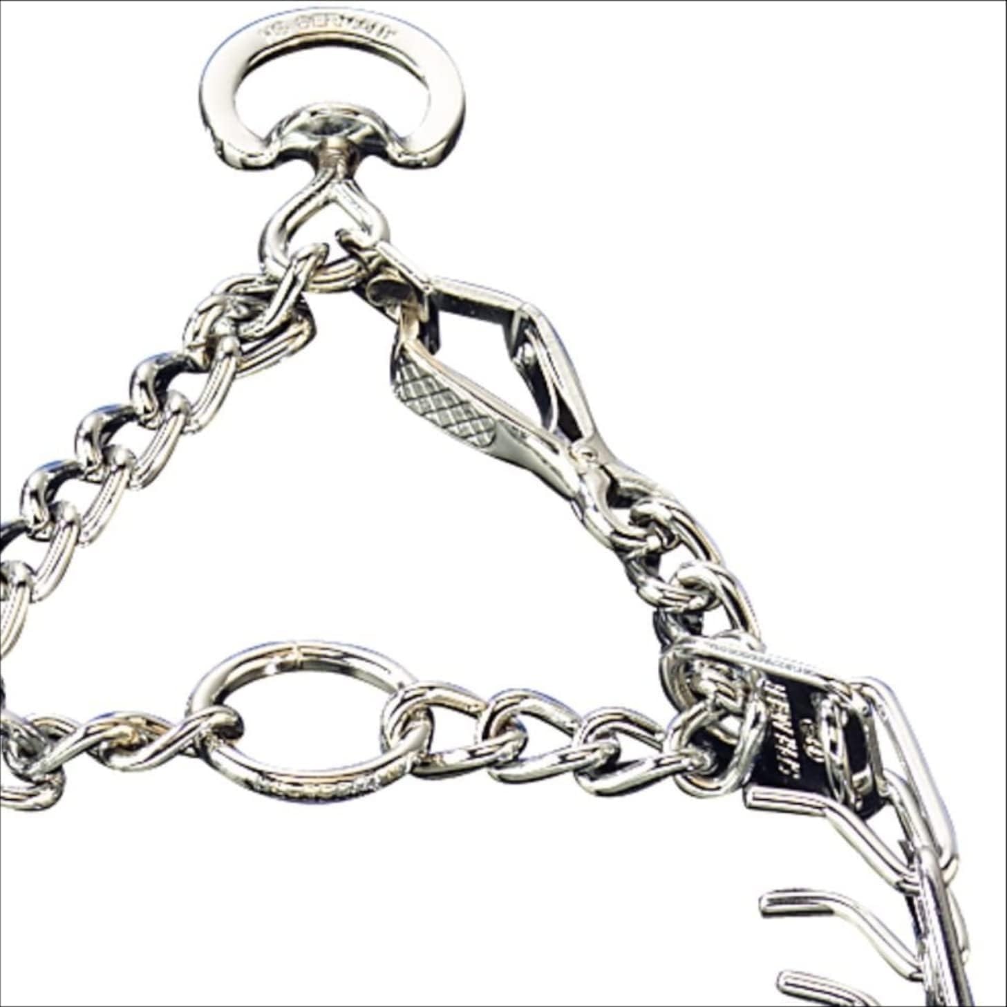 image:imageHerm Sprenger Chrome Plated Steel Training Prong Collar with Quick Release Snap for Dogs Small 225mm 16Inch Neck Size up to 1213 inchesSilver