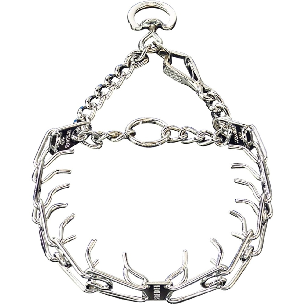 image:imageHerm Sprenger Chrome Plated Steel Training Prong Collar with Quick Release Snap for Dogs Small 225mm 16Inch Neck Size up to 1213 inchesSilver