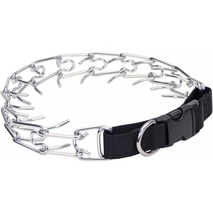 image:imageCoastal Pet Titan EasyOn Dog Prong Training Collar with Buckle  Durable Metal Training Collar for Dogs with Side Release Buckle  Black 33 mm x 20