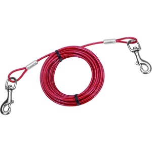 image:imageCoastal Pet Titan Heavy Cable Dog Tie Out  HeavyDuty Dog Tie Out Cable  Cable Tie Out for Dogs up to 80 lbs  RustResistant Pet Tie Out Cable  Quality Dog Supplies  1510 Pack of 1