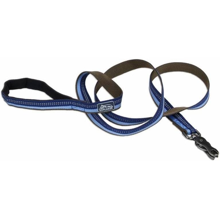 image:imageCoastal Pet K9 Explorer Reflective Dog Leash with Scissor Snap Durable Nylon Leash Leashes for Dogs amp Puppies Pet Supplies for Dogs Sapphire 58 x 6Sapphire