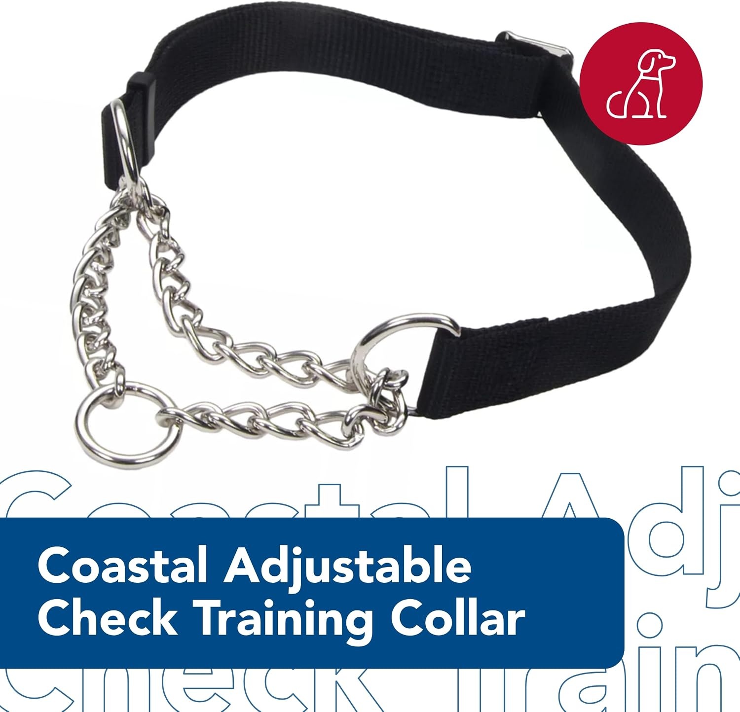 image:imageCoastal Pet CheckChoke Adjustable Check Training Collar for Dogs Black 34 x 1420Blue