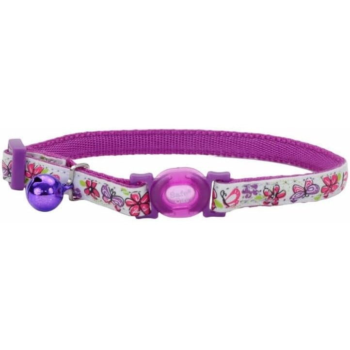 image:imageCoastal Pet Safe Cat Glow in the Dark Adjustable Breakaway Collar Glowing Purple Butterfly 38 x 812Glowing Purple Butterfly